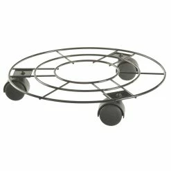 Coupon 🧨 Australia Sale - EDEN 35cm Round Pot Plant Trolley Black 🤩