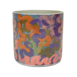 Brand new 🥰 EDEN 16cm Warlu Fire Country Dreaming 1 Indigenous Planter Other - To Australia 🥰