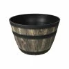 Flash Sale ✨ Australia Sale - EDEN 56cm Oak And Bronze Whiskey Half Barrel Planter ⭐