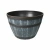 Cheap 🔔 Australia Only - EDEN 40cm Grey And Bronze Whiskey Half Barrel Planter ✨