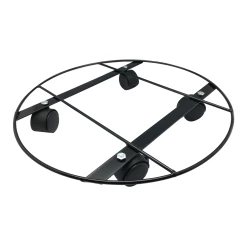 Promo 🎁 Australia Sale - EDEN 35cm Heavy Duty Round Pot Plant Trolley Black ❤️