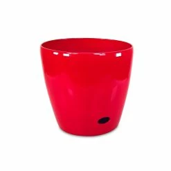 Promo ✔️ Australia Sale - Eden 28cm Red Round Self Watering Planter 🧨
