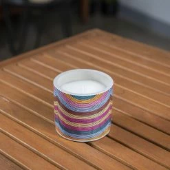 New 🧨 Australia Only - Eden 10cm Warlu Rainbow Design Citronella Candle ⌛ -Eden shop ae1b4d6ff0f544019c45a95518cfcb68