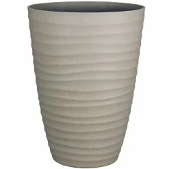 Cheapest 👏 EDEN 40cm Sandstone Tall Wavy Planter - To Australia ⭐