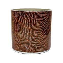 Promo 😀 Australia Sale - EDEN 16cm Warlu Fire Country Dreaming 3 Indigenous Planter Other ❤️