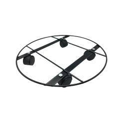 Outlet 💯 Australia Sale - EDEN 30cm Heavy Duty Round Pot Plant Trolley Black 😀