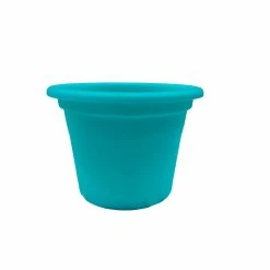 Best Pirce 😉 Australia Sale - Eden 15cm Aqua Round Transparent Cylinder Planter Blue 🤩
